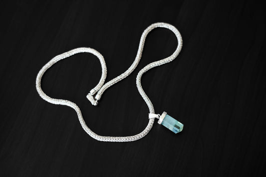 Collier en argent avec Beryl