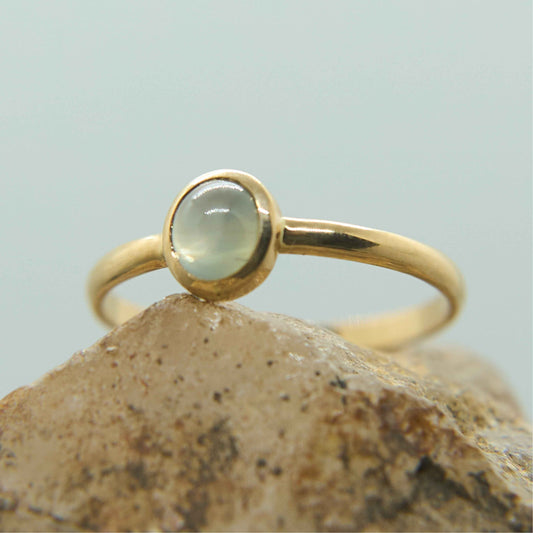Bague en or 18K cabochon