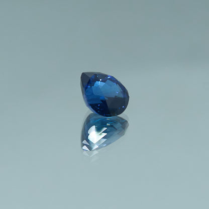 Royal blue sapphire drop