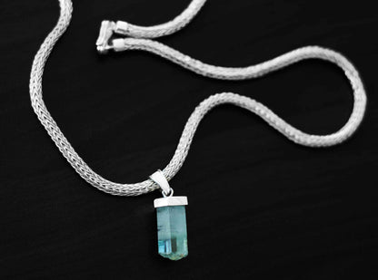 Collier en argent avec Beryl