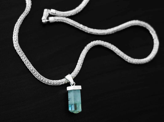 Collier en argent avec Beryl