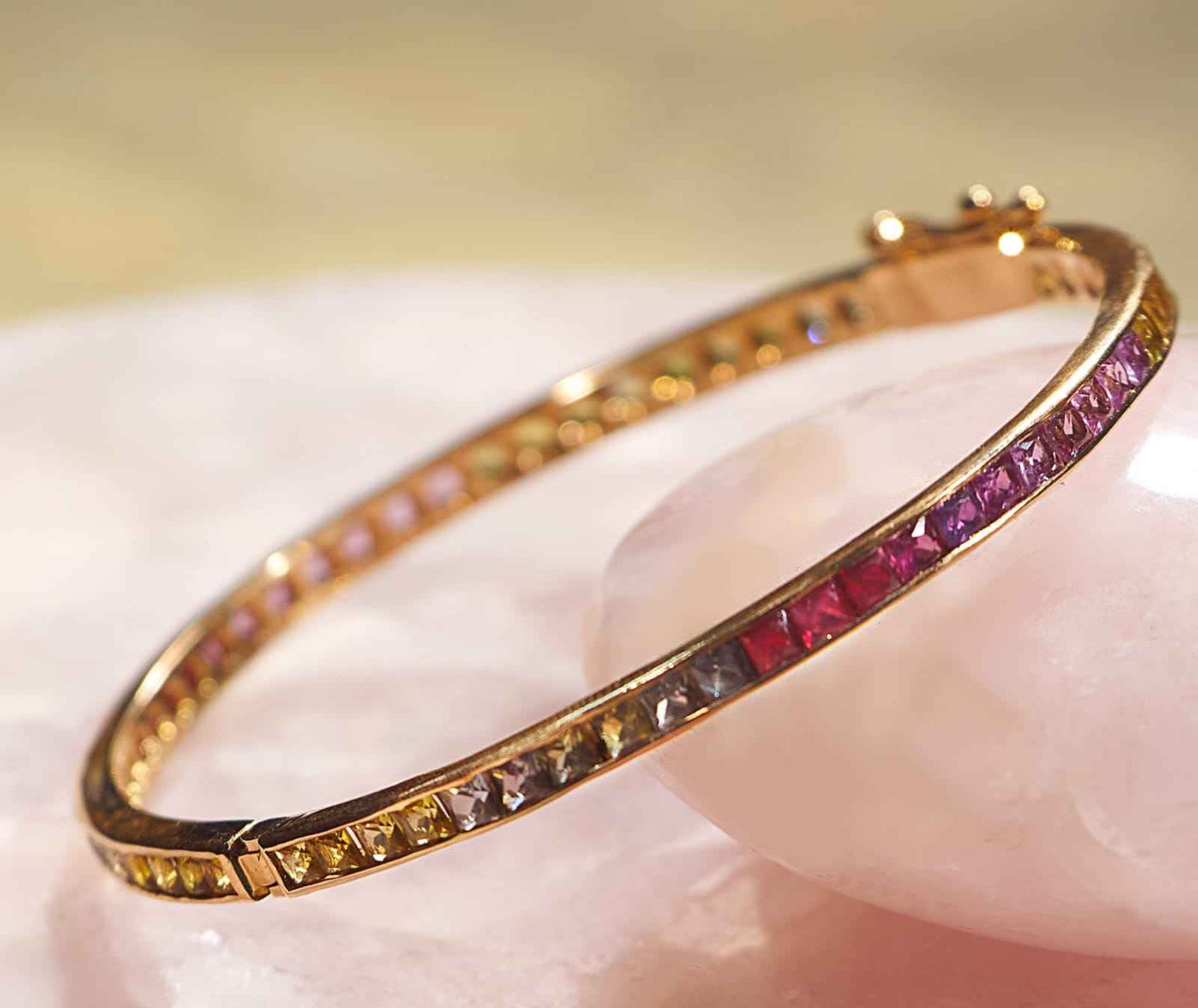 Bracelet rainbow rigide