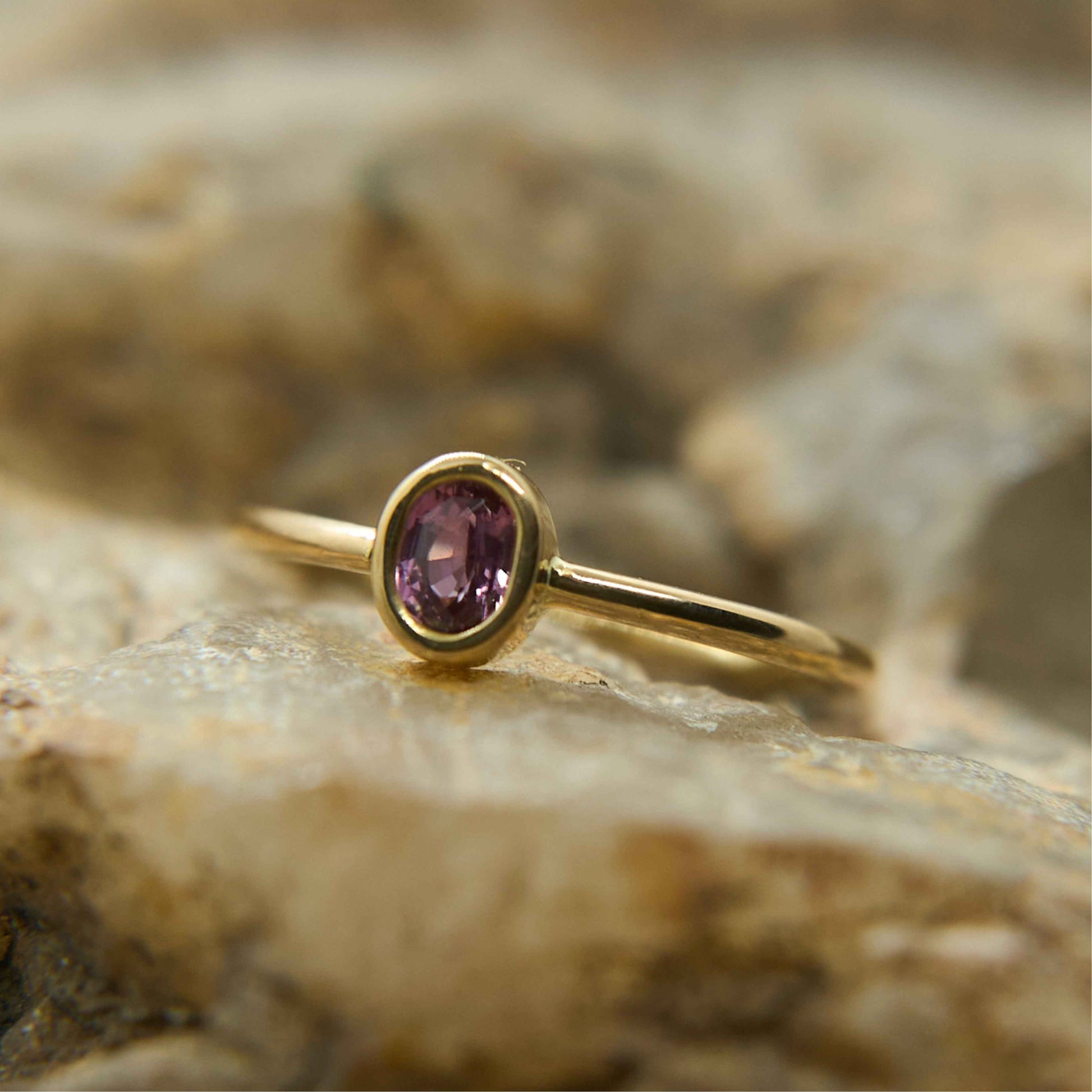 Bague en or 18K avec rubis
