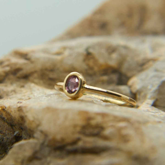 Bague en or 18K avec rubis